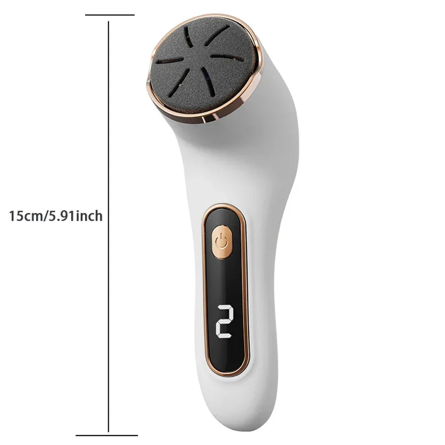 Professional electric foot callus remover - easy to use, painless, quick removal, rechargeable, gentle exfoliation, making the s - Luvia