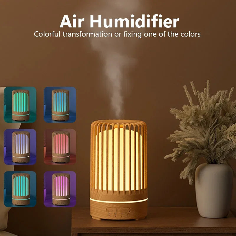 150ml Ultrasonic Aroma Diffuser USB Air Humidifier 7-color Night Light Essential Oil umidificador For Home Office Car Sprayer 1p - Luvia
