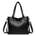 high-capacity Style Tote Bags for Women PU Leather Single Shoulder Underarm Bag Luxury Designer Handbags Travel Expanding wallet - Luvia