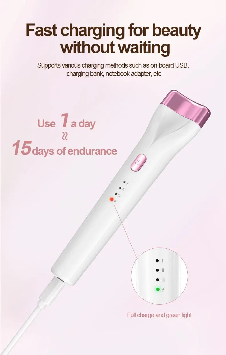 Heated Eyelash Curler Electric 3Modes Eye Lashes Eyelash Grafting Long Lasting Makeup Tools Hot Viewer for hot beulah - Luvia