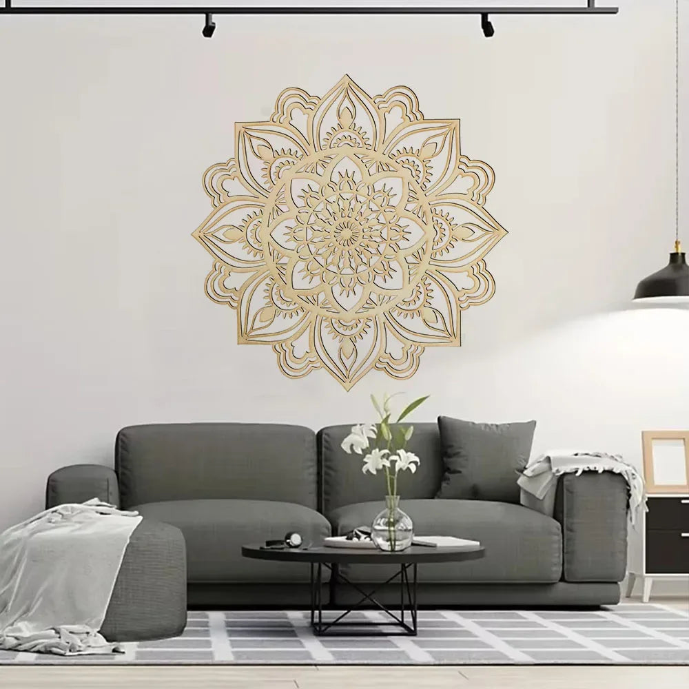 Metal Wall Art Moroccan Decoration to Enhance Your Living Room with Indian and Mandala Design Stylish Home Accent Piece - Luvia