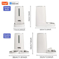 4L Automatic Pet Feeder for1/2Cats,WiFi Smart Feed Automatic Pet Feeder for Cats& Dogs,Timed Pet Food Dispenser with APP Control - Luvia