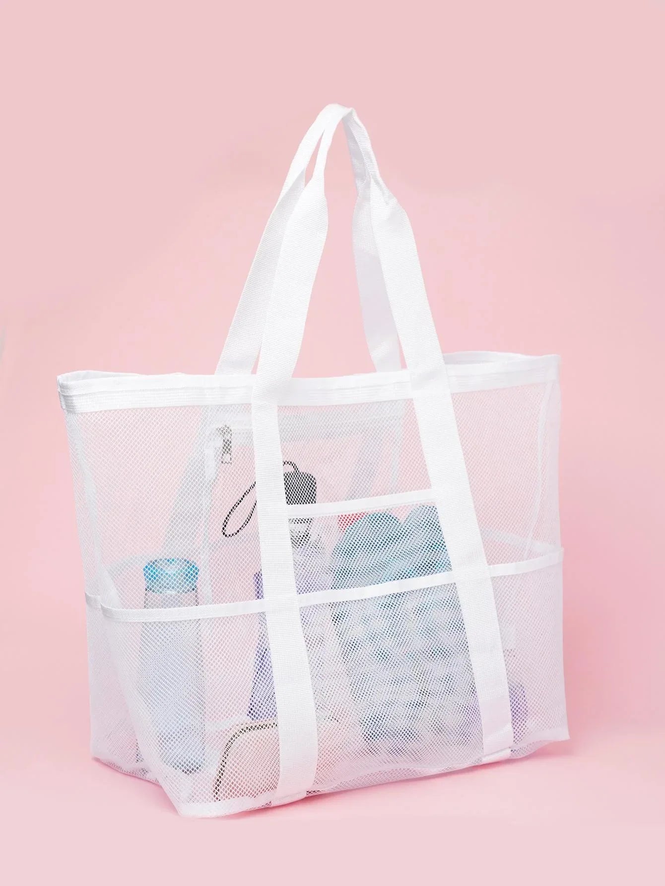 Mesh Beach Bag Waterproof Sandproof - Large Tote Pool Bag for Women Vacation Essentials Beach Accessories - Luvia