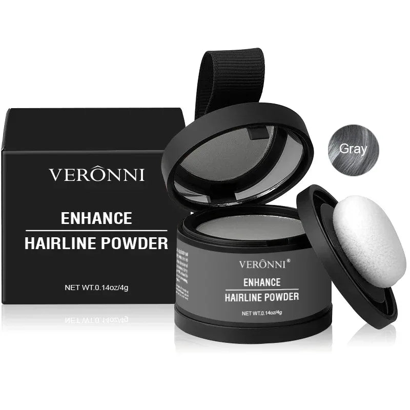 14 Color Hair Line Powder Black Root Up Natural Instant Waterproof Hairline Shadow Concealer Coverage Paint Repair Fill In Hair - Luvia