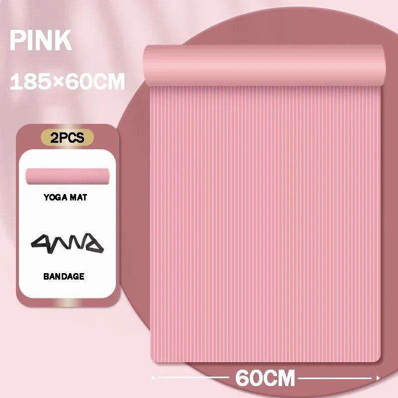 20mm Yoga Mat Extra Long and Thick Men's Specially Made High-quality Fitness Pilates Exercise and Health Fitness Mat - Luvia