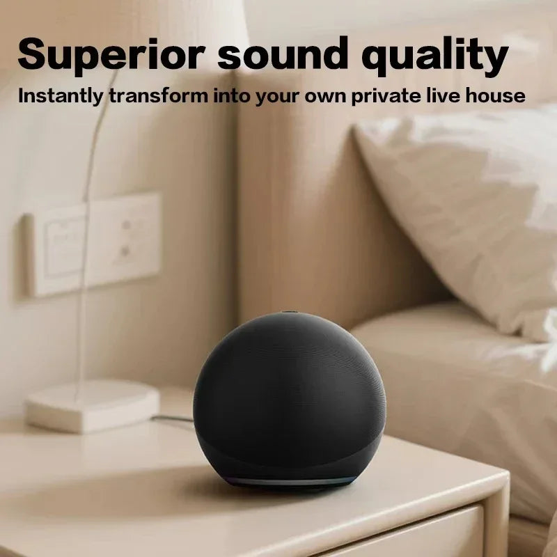 Mini Wireless Bluetooth Speaker Spherical Smart Bluetooth Speaker Rgb Multi-Color Usb For Outdoor Home Small Speaker for Alaxe - Luvia
