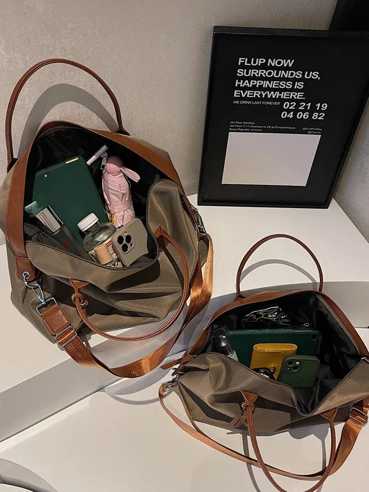 Large Capaci Commuter Tote Bag Women's Faionable Versatile Handbag Casual Travel Single oulder Crossbody Bag - Luvia