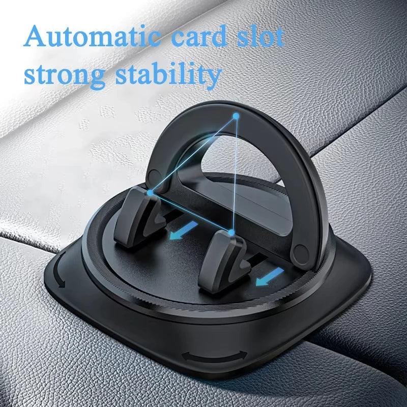 360 degrees Mobile phone holders for car rotating universal for a variety of mobile phones car accessories, dashboard holder - Luvia