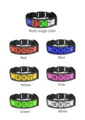 LED Dog Collar USB Rechargeable Light Up Dog Collar Adjustable Comfortable Safety Dog Collar for Small, Medium, Large Dogs - Luvia