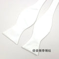 Men's Formal Pre-tied Adjustable Bow Tie Solid Color Elegant Wedding Party Event Bulk Wholesale Easy Wear British Style - Luvia