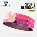 WRELS Sports Sweatband Moisture Wicking Workout Sweatbands for Running Yoga Quick Drying Elastic Fashion Fitness Sweat Hairband - Luvia