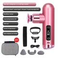 New Massage Gun Brushless Motor Percussion Deep Tissues Electric Handheld Portable Massager Relaxation Relief Body Muscle - Luvia