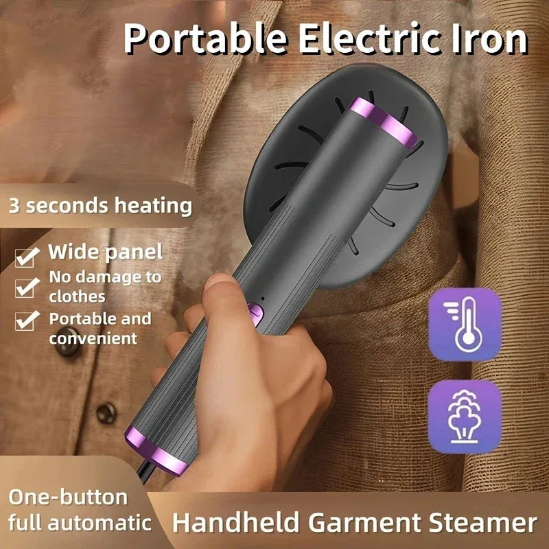 Handheld Steamer Iron USB Portable Mini for Clothes Fast Heating Travel Garment Fabric Press Machine with Handle Home use 2025 - Luvia