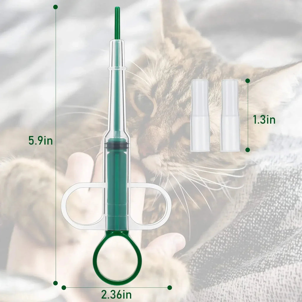 Pet Medication Dispenser, Pressing Feeding Stick for Cats and Dogs, Eating Pills, Pills, Medication Artifacts, Pet Sickness Care - Luvia