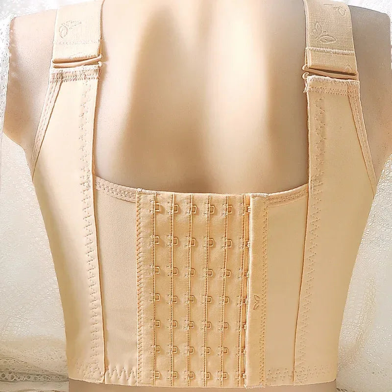 Plus Size Wireless Bra Seamless Ultra Thin Bralette for Women Full Bust Lift Anti Sag Sheer Lingerie with Wide Band Support - Luvia