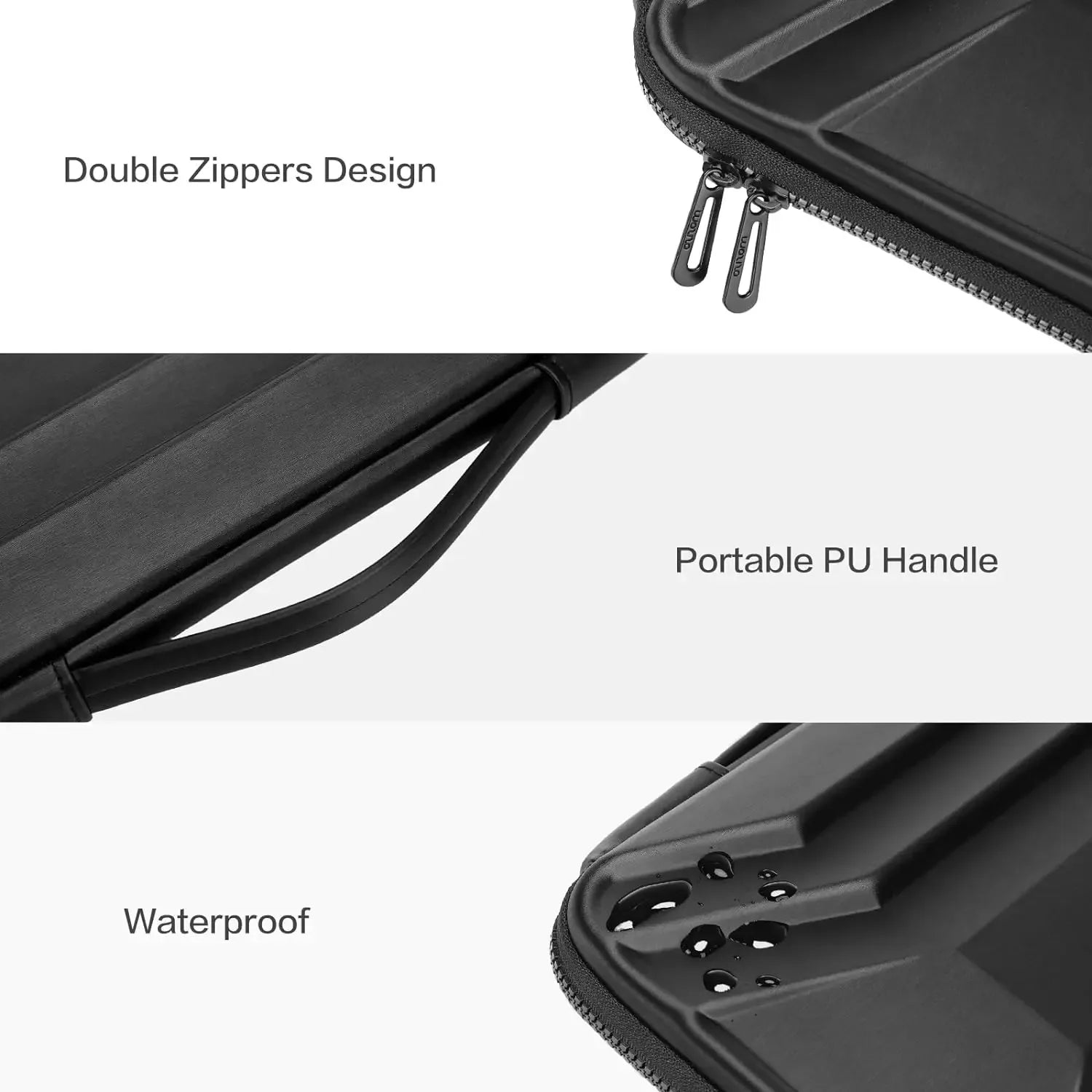 Waterproof Laptop Sleeve Computer Carrying Case for Macbook Air Pro 13.3 14 15 16 inch M1 M2 M3 M4 Dell Surface Notebook HandBag - Luvia