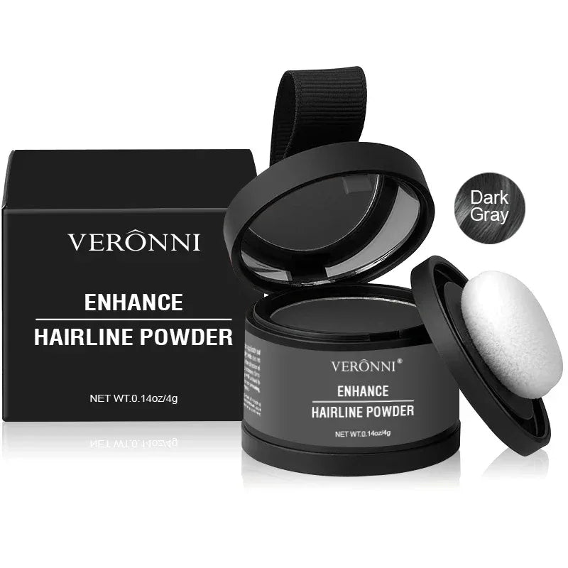 14 Color Hair Line Powder Black Root Up Natural Instant Waterproof Hairline Shadow Concealer Coverage Paint Repair Fill In Hair - Luvia