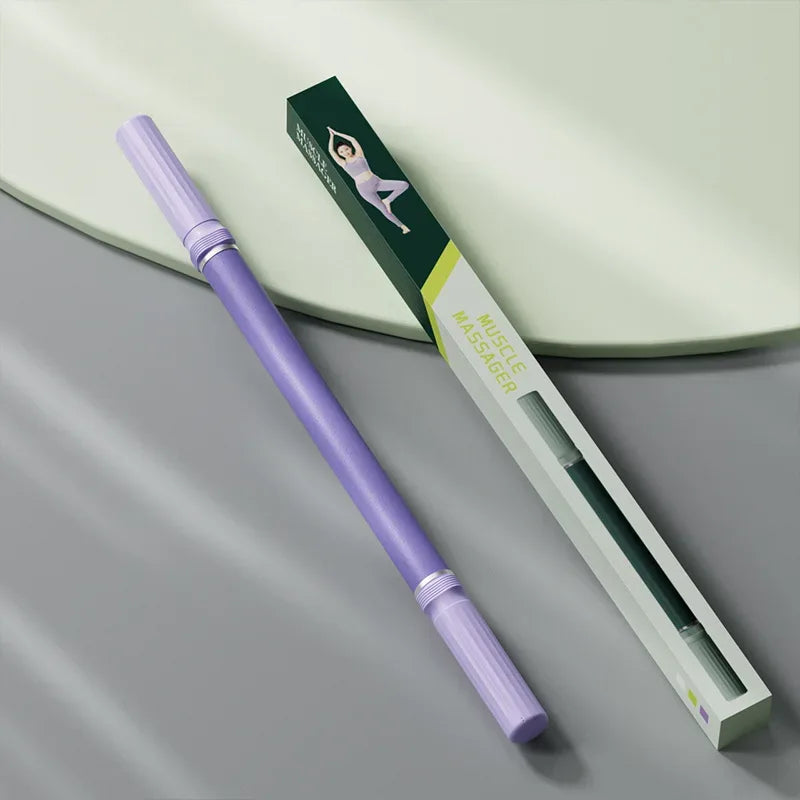 1 Yoga Foam Roller for Muscle Relaxation Relaxes back and legs Assists with stretching For sports, outdoor, and home workouts - Luvia