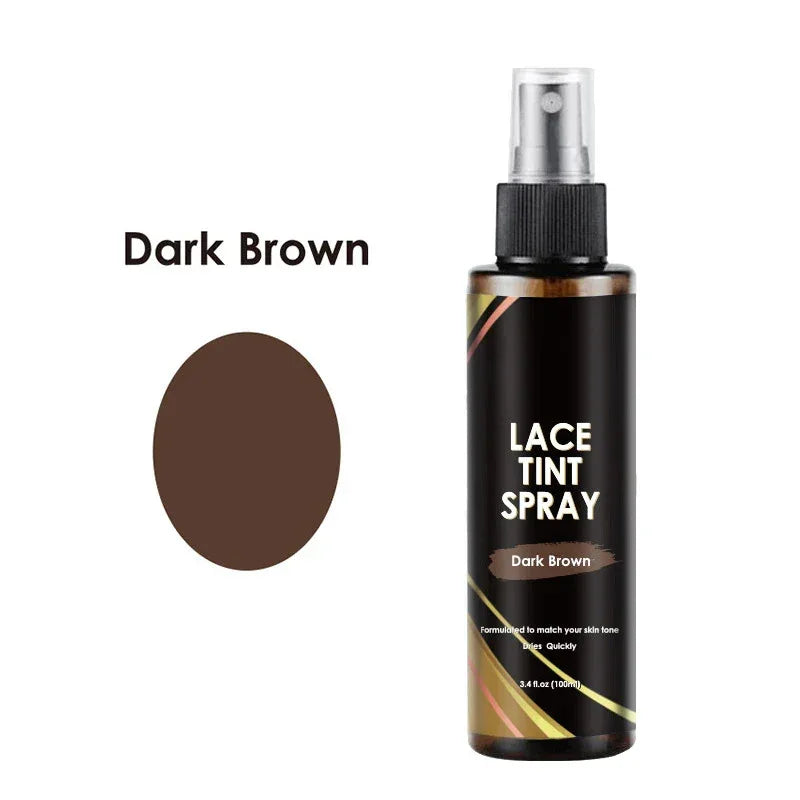 Nunify Lace Tint Spray For Wigs Waterproof Wig Tint Mousse For Natural Wig 100Ml Tinted Lace Spray 1Pcs Wig Installation Tools - Luvia