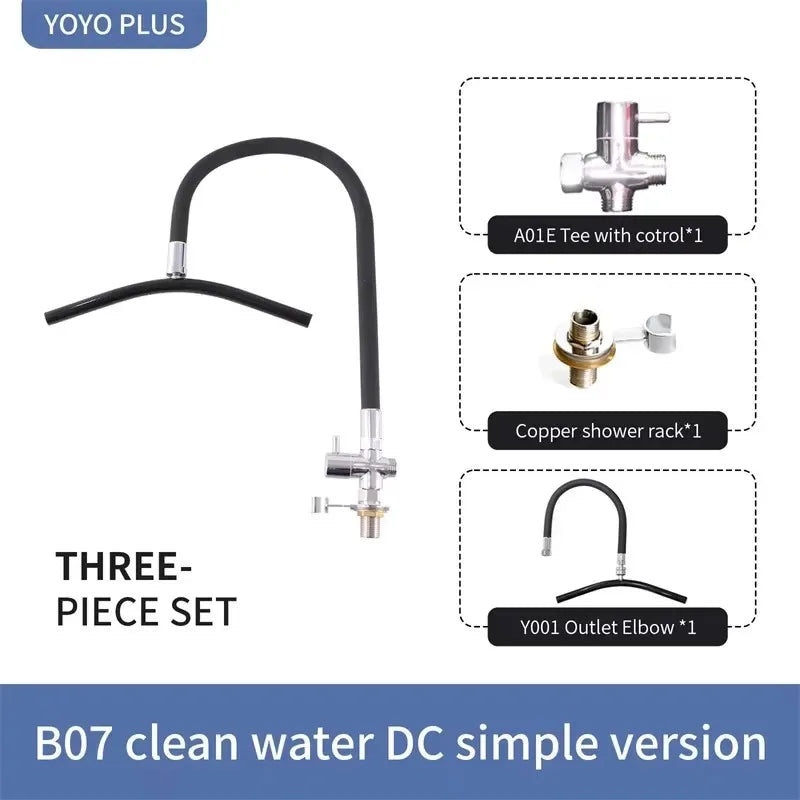 Salon Spa Waterfall Outlet Head Therapy Water Circulation Waterfall Frame for Shampoo Washbasin Accessory - Luvia