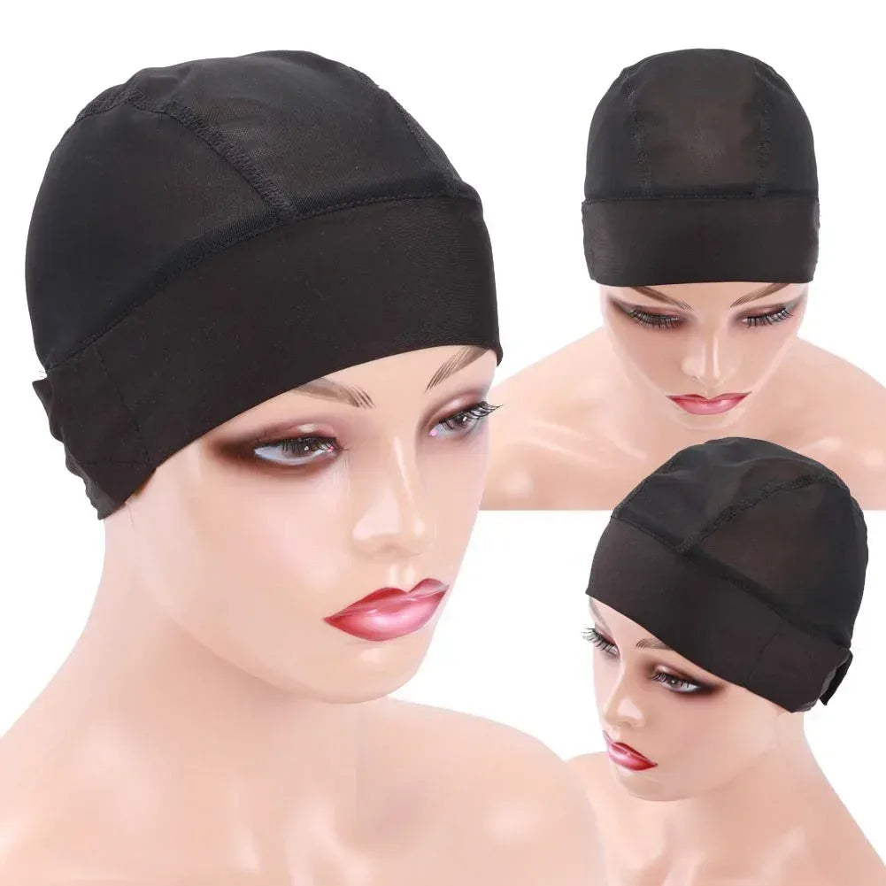 1 piece mesh wig cap with adjustable headband wig cap wig grip cap for making wigs - Luvia