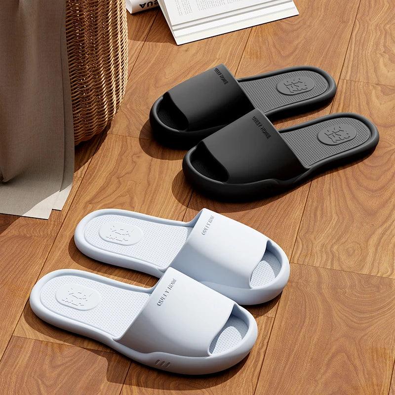 Foldable Portable Slippers Women Men Travel Hotel Beach Sandals Home Bathroom Anti slip Quick Dry Water Shoes - Luvia