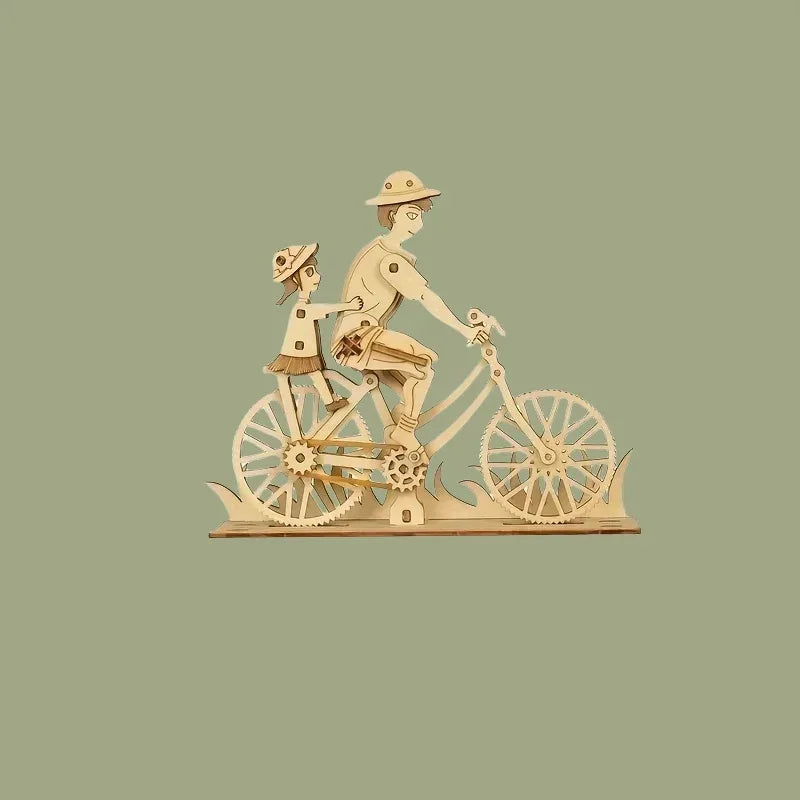 3D Wooden Puzzle DIY Wooden Puzzle Assembly High Difficulty Assembly Model Holiday Gift - Luvia