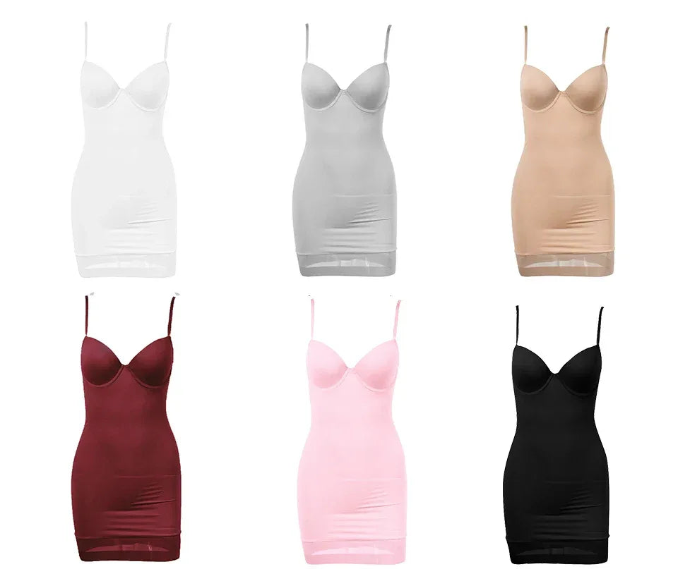 Bodysuit Women Shapewear Body Shaper With Cup Compression Bodies Belly Sheath Waist Trainer Reductive Slimming Underwear - Luvia