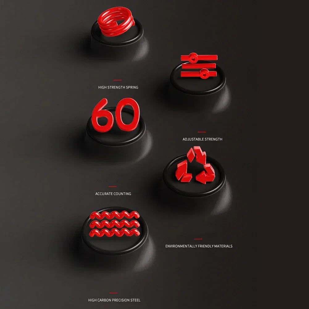 Hand Grip Strengthener Hand Gripper Nonslip Grip Strength Trainer Adjustable Resistance 5-165KG for Strong Wrists Fingers Hands - Luvia