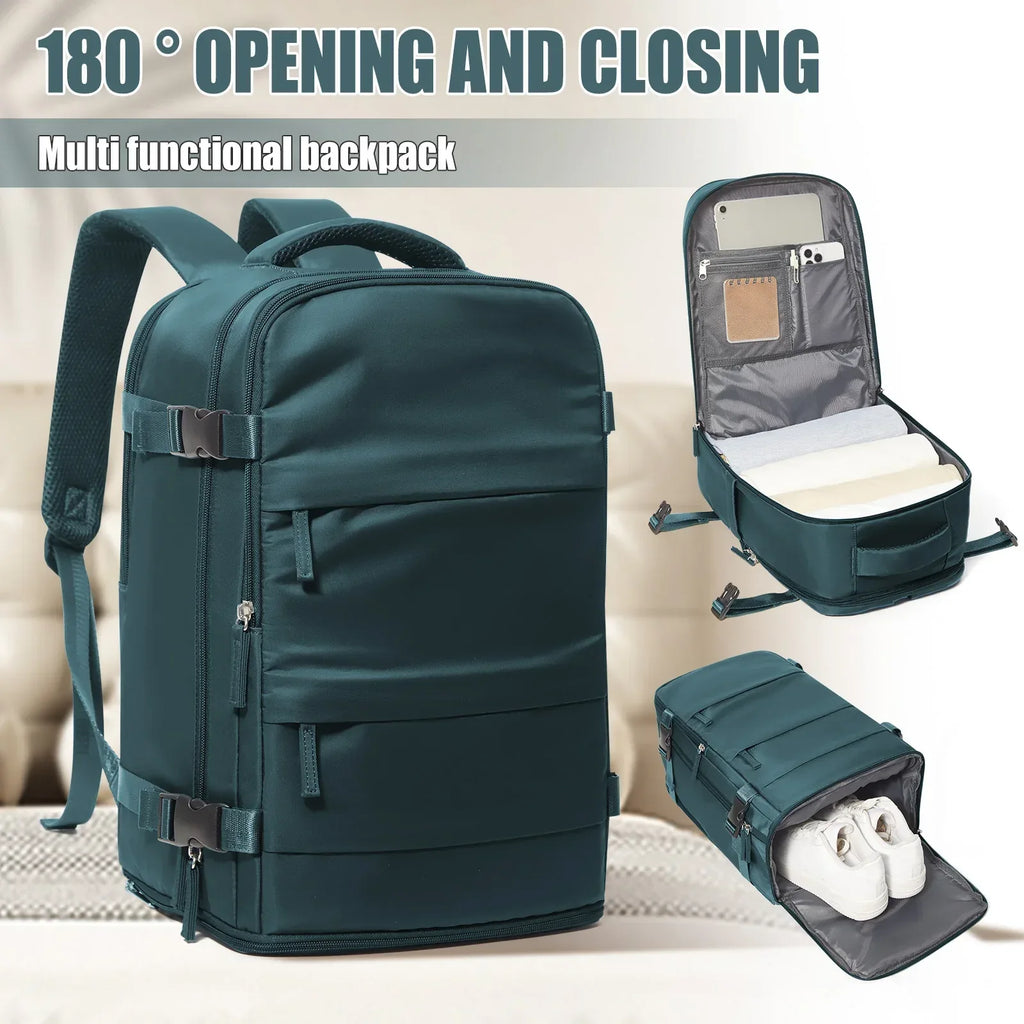 Women Men Travel Backpack , Cabin Bag Ryanair Hand Luggage 40x20x25 Travel Backpack College Bookbag Laptop Bag, eastpak rucksack - Luvia