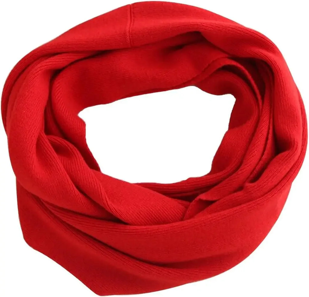 Unisex Soft Cashmere Solid Infinity Scarf Womens Mens LuxuriousNeck Warmer Cozy Loop Wrap Elegant Endless Circle Scarf Versatile - Luvia