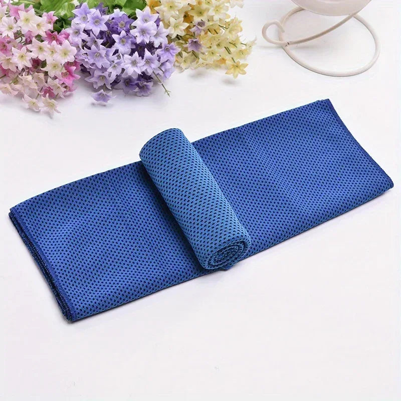 1-10pcs Cooling Towel Instant Relief Microfiber Cool Towels Chilling Neck Wrap Ice Cold Rags Sports Fitness Camping Hiking - Luvia