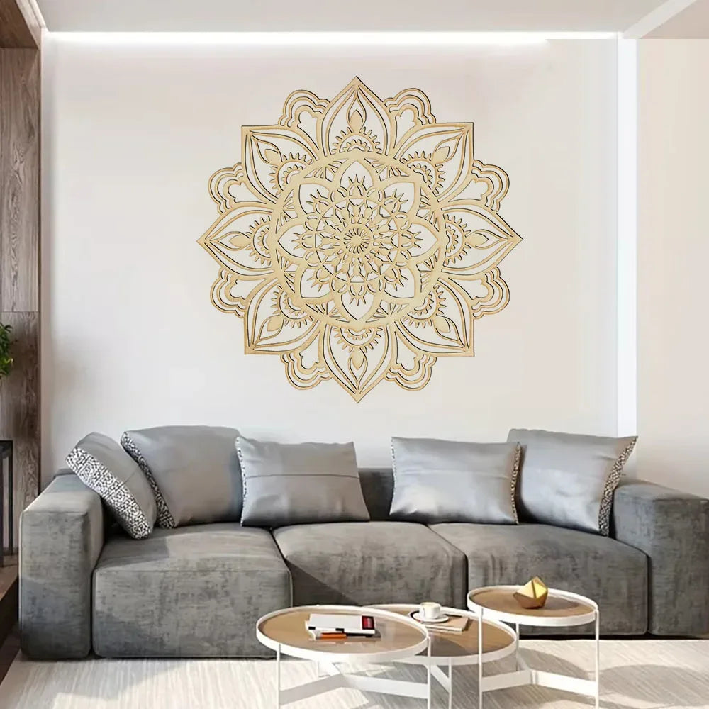 Metal Wall Art Moroccan Decoration to Enhance Your Living Room with Indian and Mandala Design Stylish Home Accent Piece - Luvia