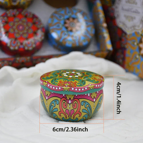 1Pack Scented Candle set gift fragrance candle jar smokeless romantic incense aromatherapy candle stonedried soy wax - Luvia