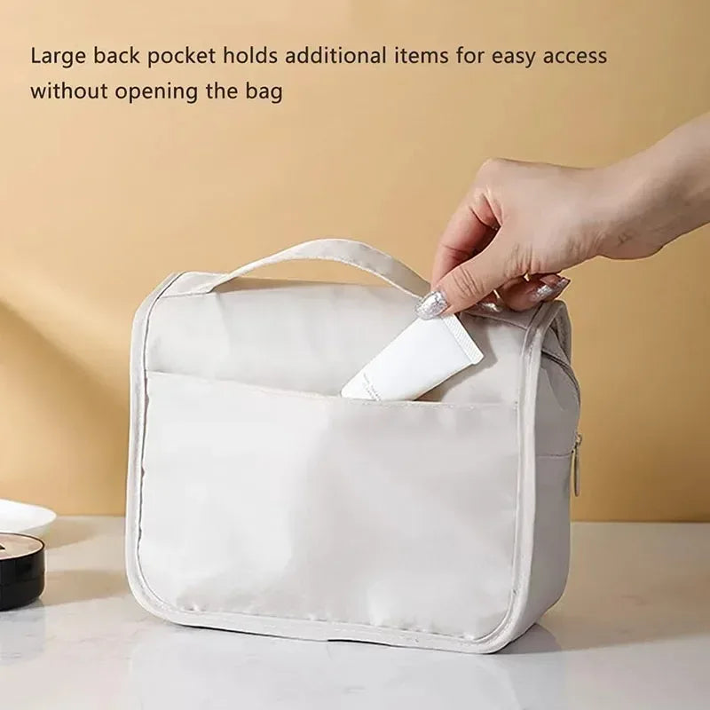 High Quality Travel Makeup Bag Waterproof Toiletries Organizer Women Neceser Bathroom Hook Wash Pouch Hook Makeup Storage Bag - Luvia
