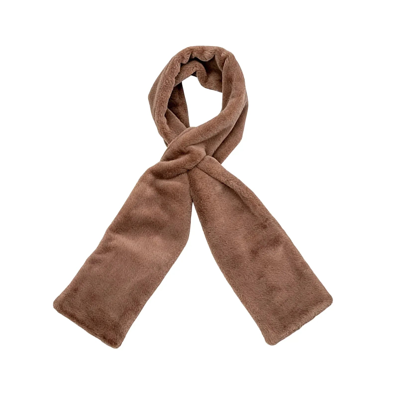 Faux Scarf With A Hidden Zippered Pocket For Storing Your Phone And Valuables. - Luvia