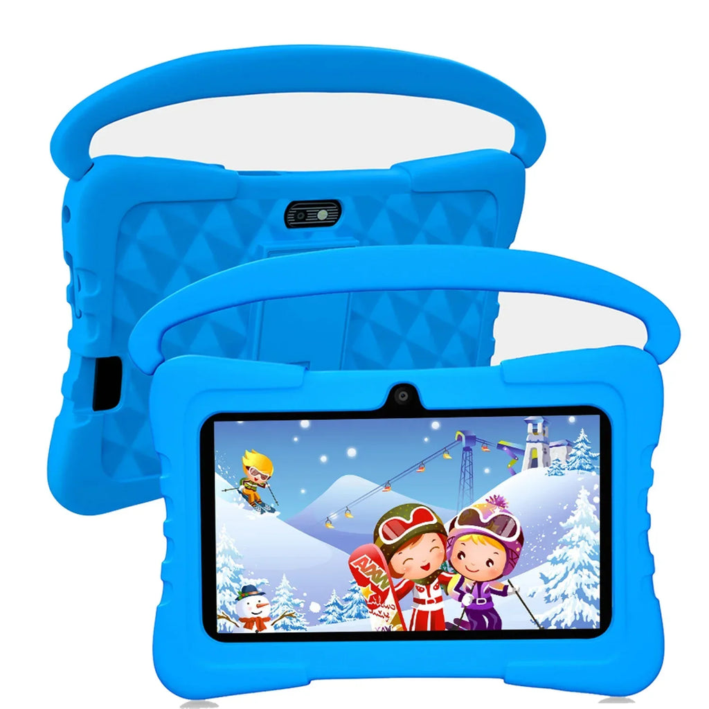 New 5G WiFi 7 Inch Kids Tablets Android 13 Quad Core 4GB RAM 64GB ROM 4000mAh Bluetooth Children's Gift Kids Software Tablet Pc - Luvia