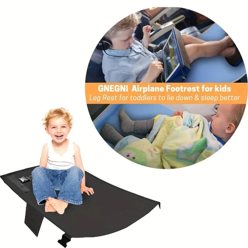 1pcs Portable Kids Airplane Travel Seat Extender Pad Adjustable Flight Bed with Oxford Fabric Seat extension pad - Luvia