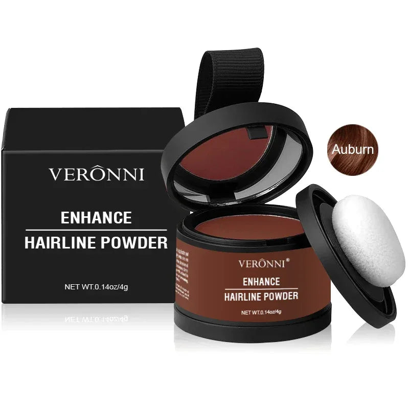 14 Color Hair Line Powder Black Root Up Natural Instant Waterproof Hairline Shadow Concealer Coverage Paint Repair Fill In Hair - Luvia