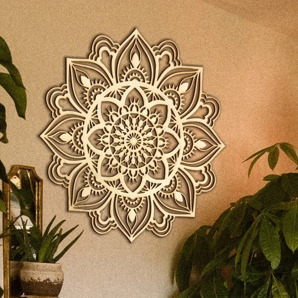 Metal Wall Art Moroccan Decoration to Enhance Your Living Room with Indian and Mandala Design Stylish Home Accent Piece - Luvia