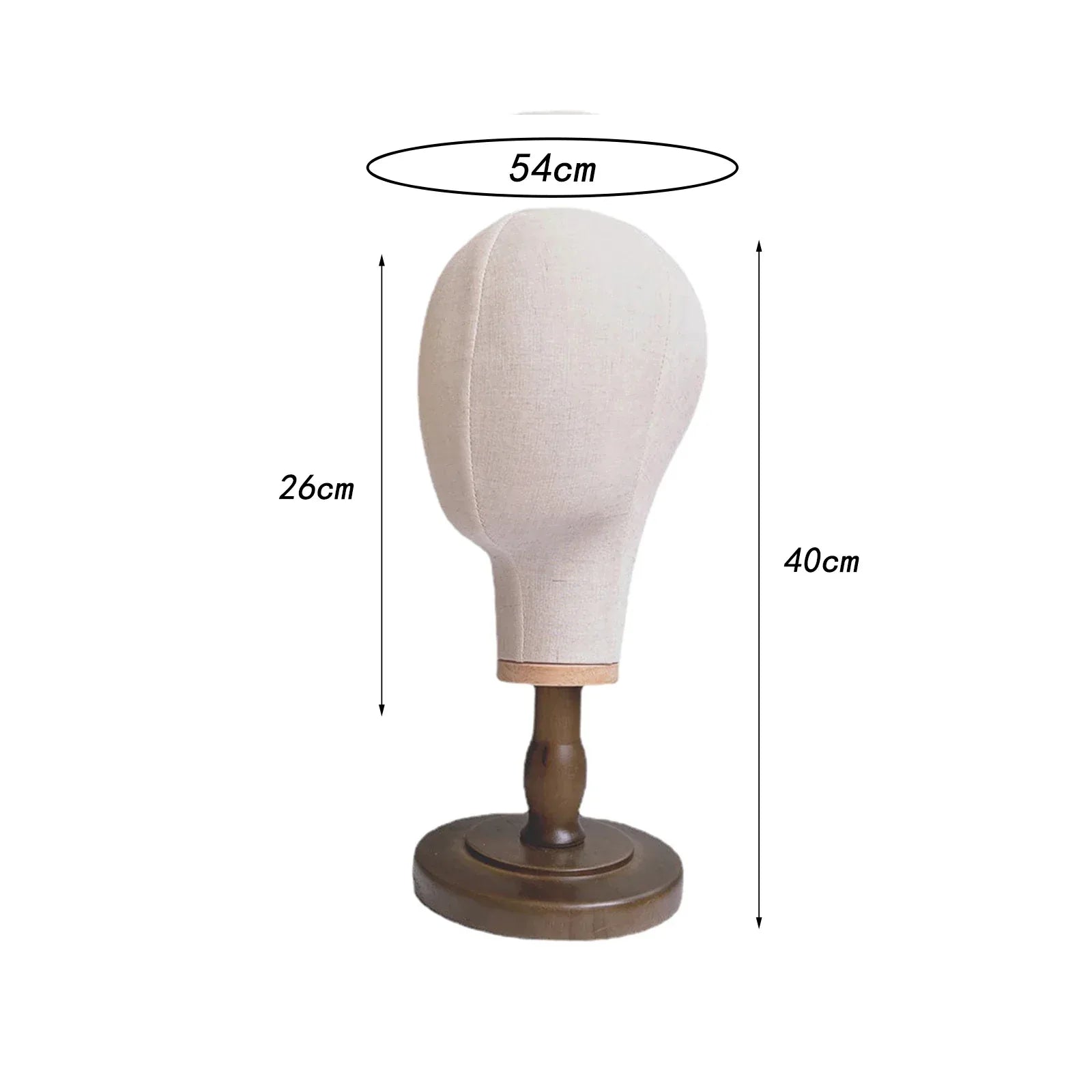 Wig Head Model Multifunctional Wig Making Hat Display Stand for Home Salon Styling Drying Hairdresser Training Jewellery - Luvia