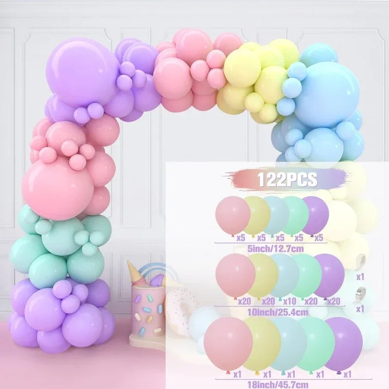 Balloon Garland Arch Kit Birthday Party Decoration Girl Birthday Foil Balloon Baby Shower Decor Globos Wedding Party Supplies - Luvia
