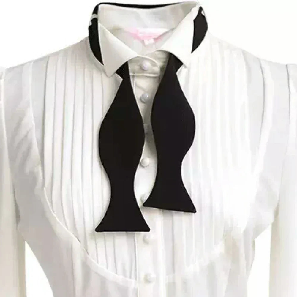 Men's Formal Pre-tied Adjustable Bow Tie Solid Color Elegant Wedding Party Event Bulk Wholesale Easy Wear British Style - Luvia