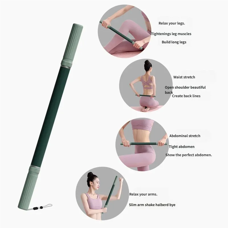 1 Yoga Foam Roller for Muscle Relaxation Relaxes back and legs Assists with stretching For sports, outdoor, and home workouts - Luvia