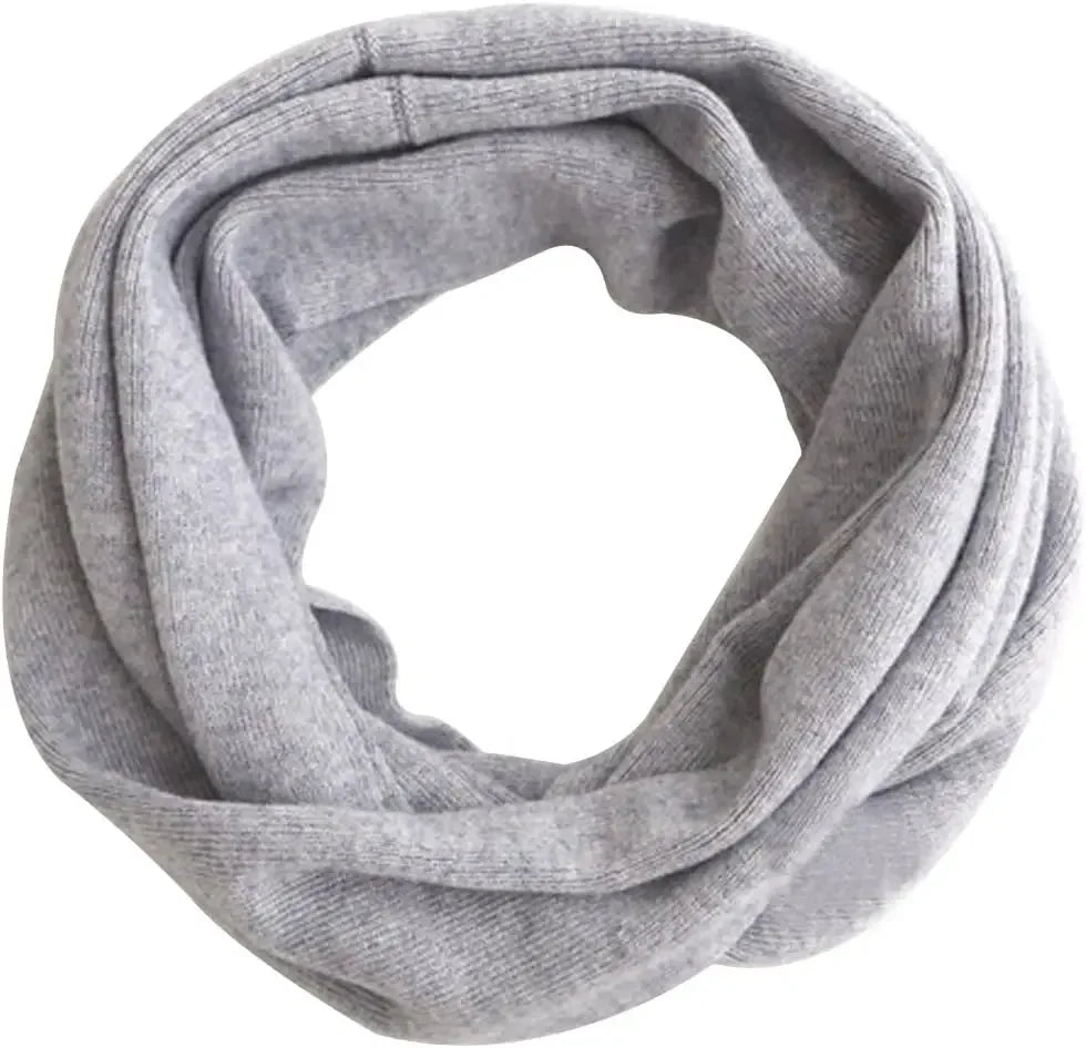 Unisex Soft Cashmere Solid Infinity Scarf Womens Mens LuxuriousNeck Warmer Cozy Loop Wrap Elegant Endless Circle Scarf Versatile - Luvia