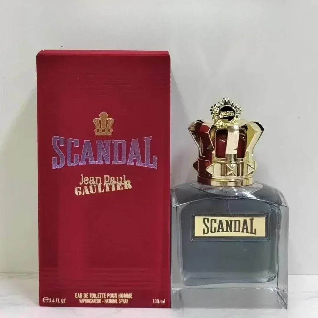 Scandal for Men Eau De Parfum Long Lasting Woody Fragrance Vetiver Leather & Sandalwood Cologne Premium Perfume Gift Set for Him - Luvia