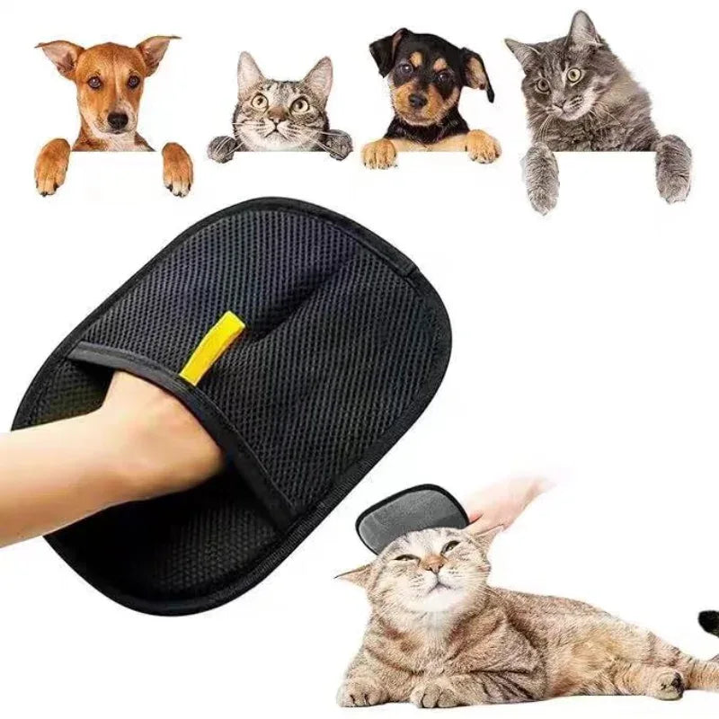 Pet Hair Cleaning And Collection Gloves Pet Double-sided Multi-functional Beauty Glove Tool Reduce The Pressure Of Pet Ownership - Luvia
