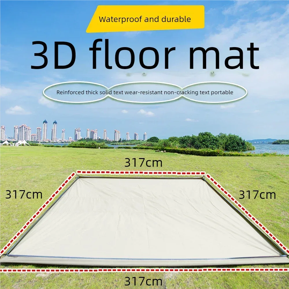 Picnic Beach Blanket Travel Mat Sleeping Mat for Outdoor Canopy Gazebo Tent Camping Tarp Floor Footprint Waterproof - Luvia
