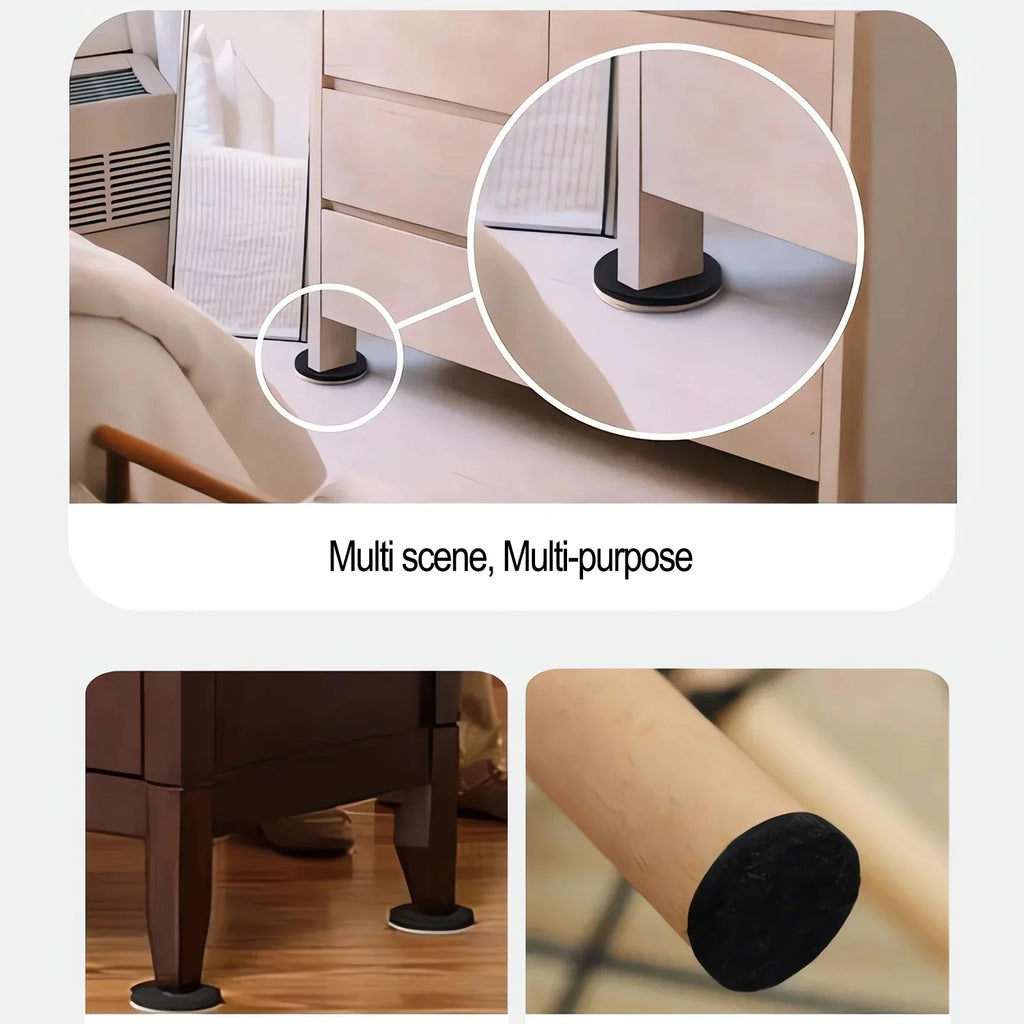 4/8/16pcs 2.5inches Furniture Sliders, Heavy Duty Furniture Movers Sliders, Floor Protectors Mat For Carpet Hardwoods Floors - Luvia