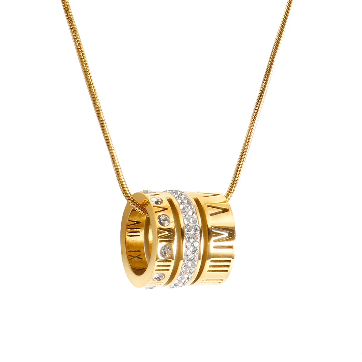 Stainless Steel Envelope Pendant Necklace Metal Waterproof Jewelry For Women - Luvia